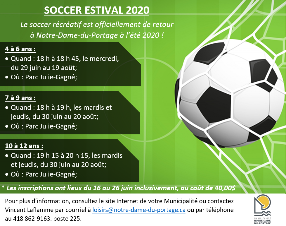 Affiche - soccer 2020