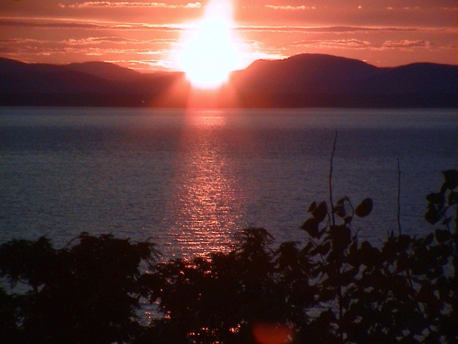 Coucher soleil gite