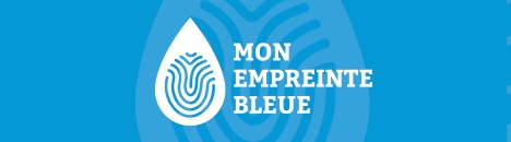 Logo de la campagne Mon empreinte bleue